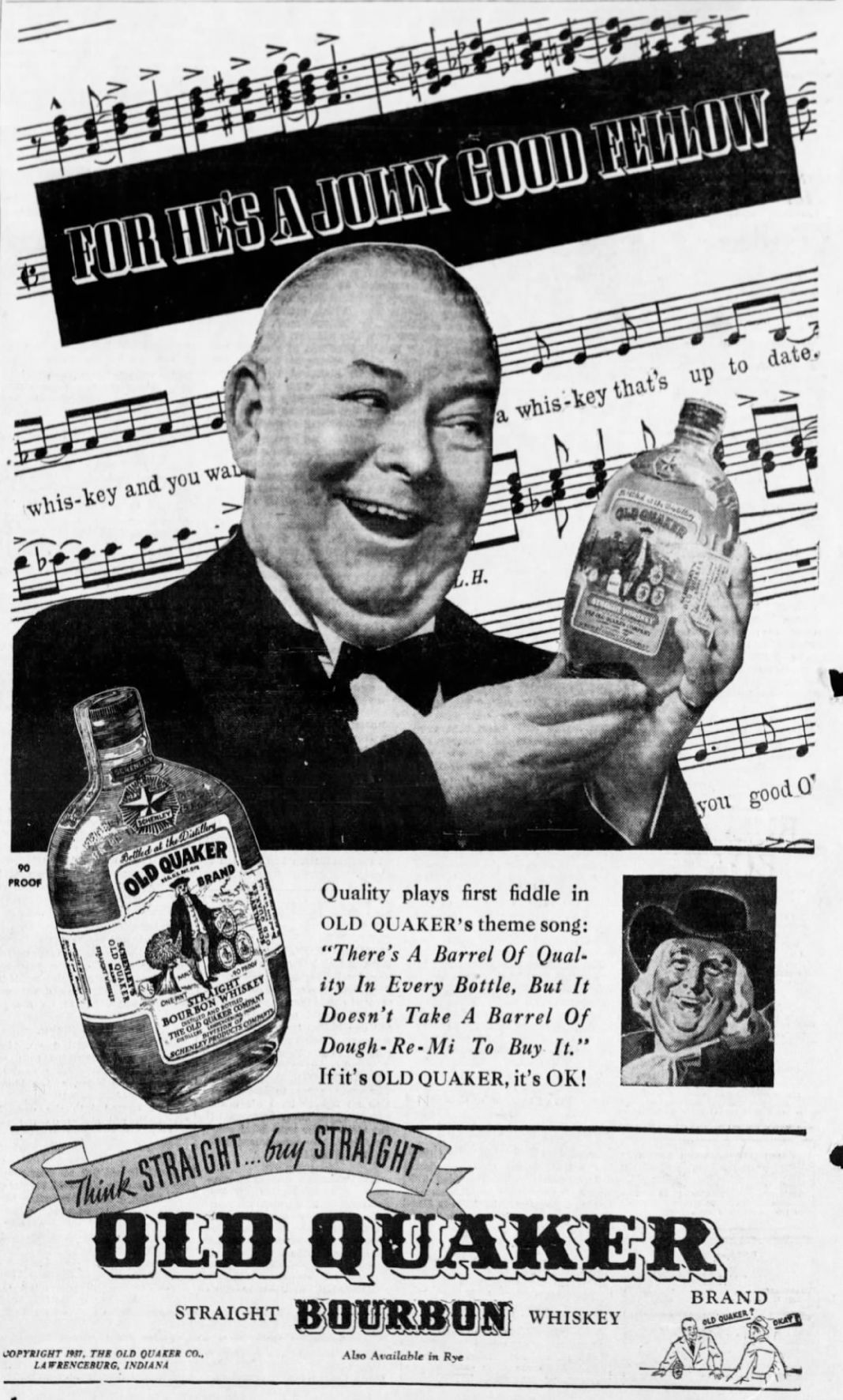 For he's a jolly good fellow